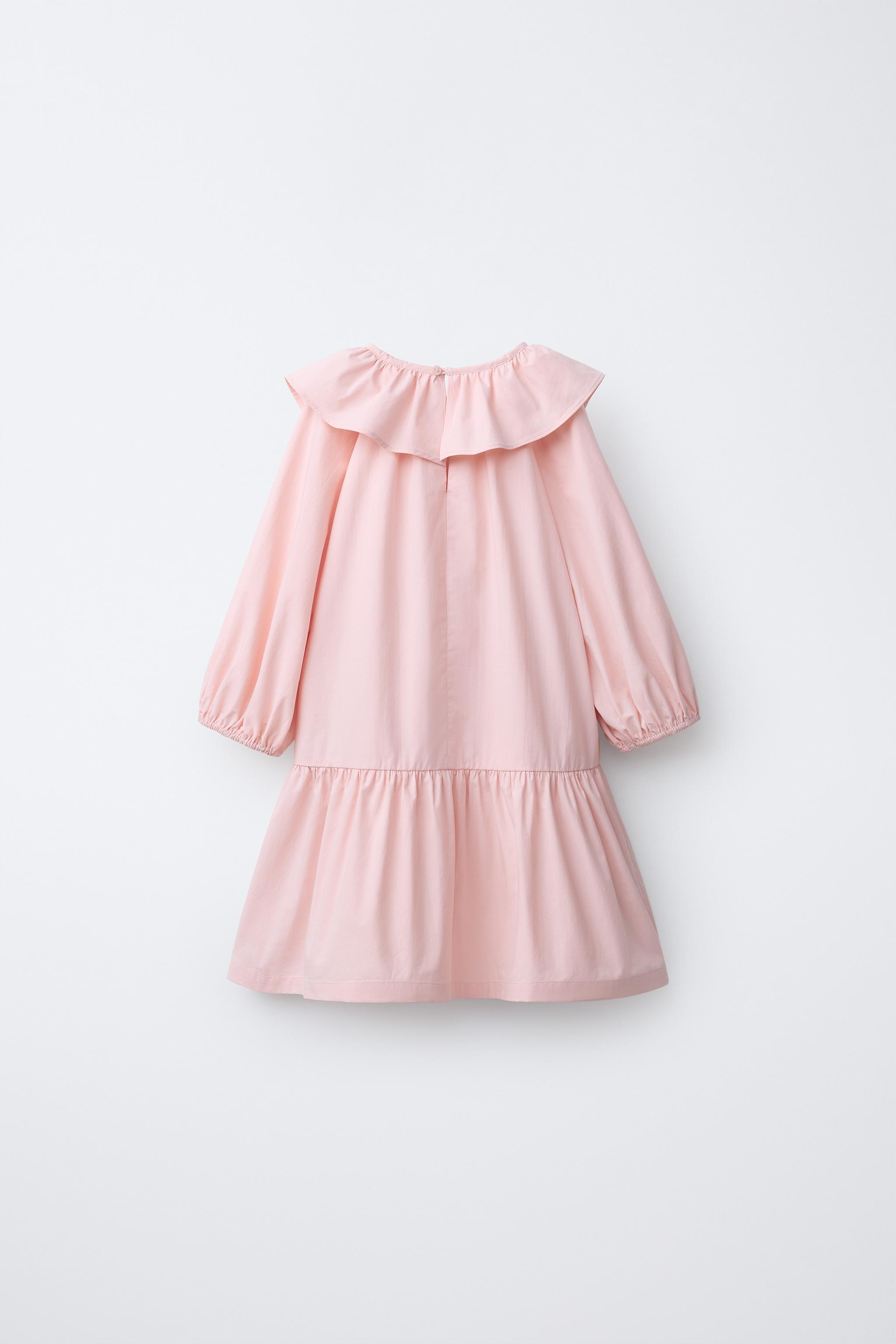 POPLIN DRESS WITH BOWS
